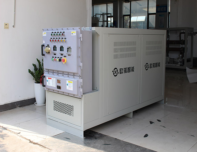 2臺防爆油溫機廠家發貨_測試合格專車護送發往陜西西安